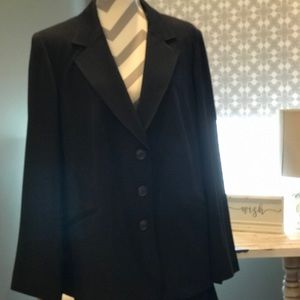 Lane Bryant Fully Lined Black Suit Jacket